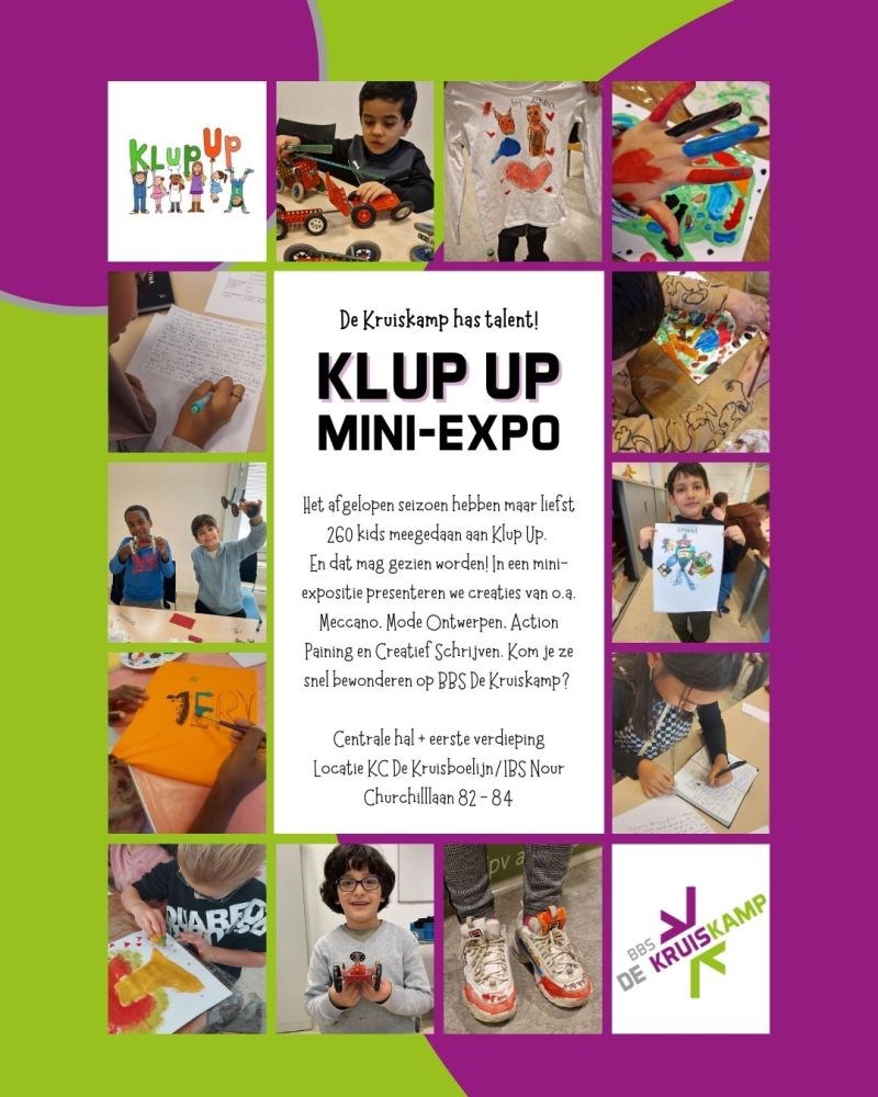 Bericht Voor op de agenda: Klup up Mini Expo  bekijken